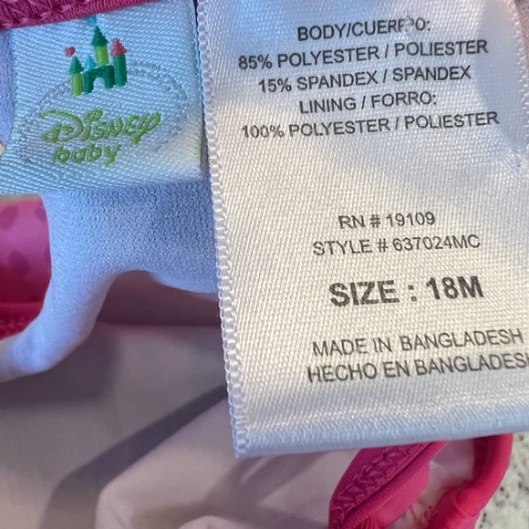 Disney Baby Swimsuit Minnie Mouse 18 Months - Picture 3 of 4